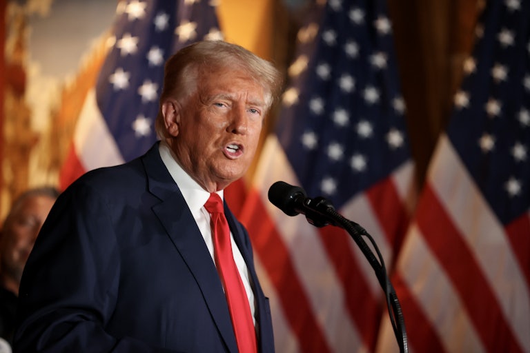 Donald Trump speaking