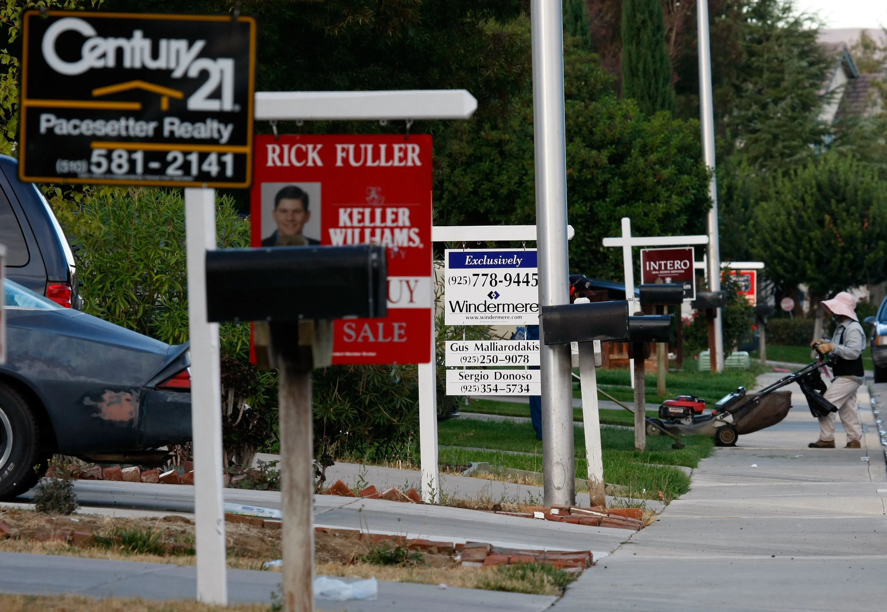 Photos of for sale signs