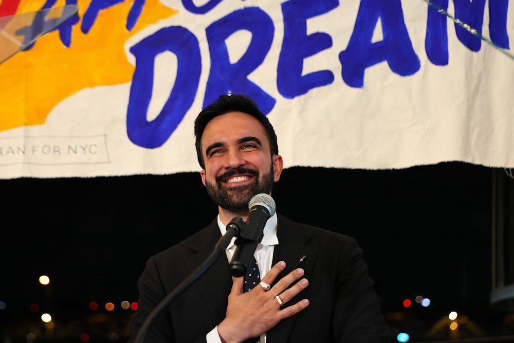 Zohran Mamdani after winning the Democratic nomination for mayor