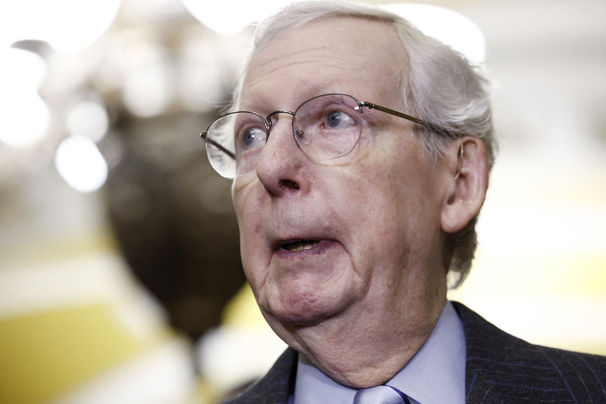 Watch Mitch McConnell Bury His Head in the Sand, Again, about Trump Watch Mitch McConnell Bury His Head in the Sand, Again, about Trump