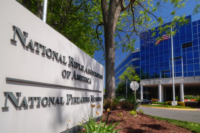 NRA headquarters sign