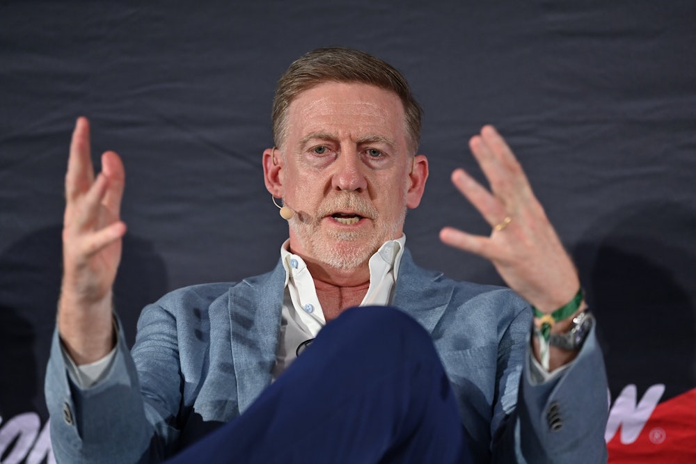 Bill Owens, Executive Producer of 60 Minutes, CBS News, on Fourth Estate Stage during day two of Collision 2022 at Enercare Centre in Toronto, Canada.