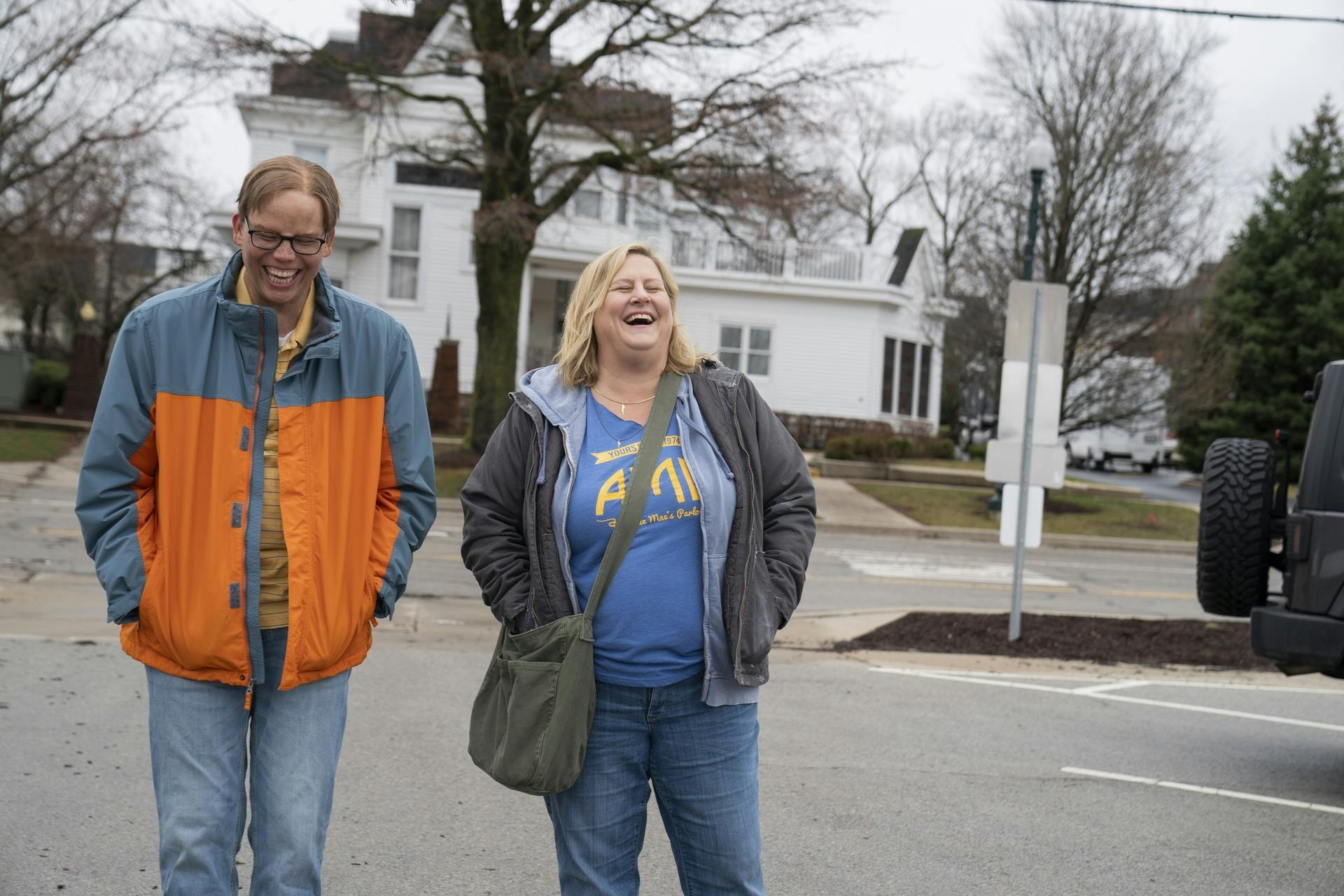 Jeff Hiller and Bridget Everett in the third and final season of “Somebody Somewhere” on HBO