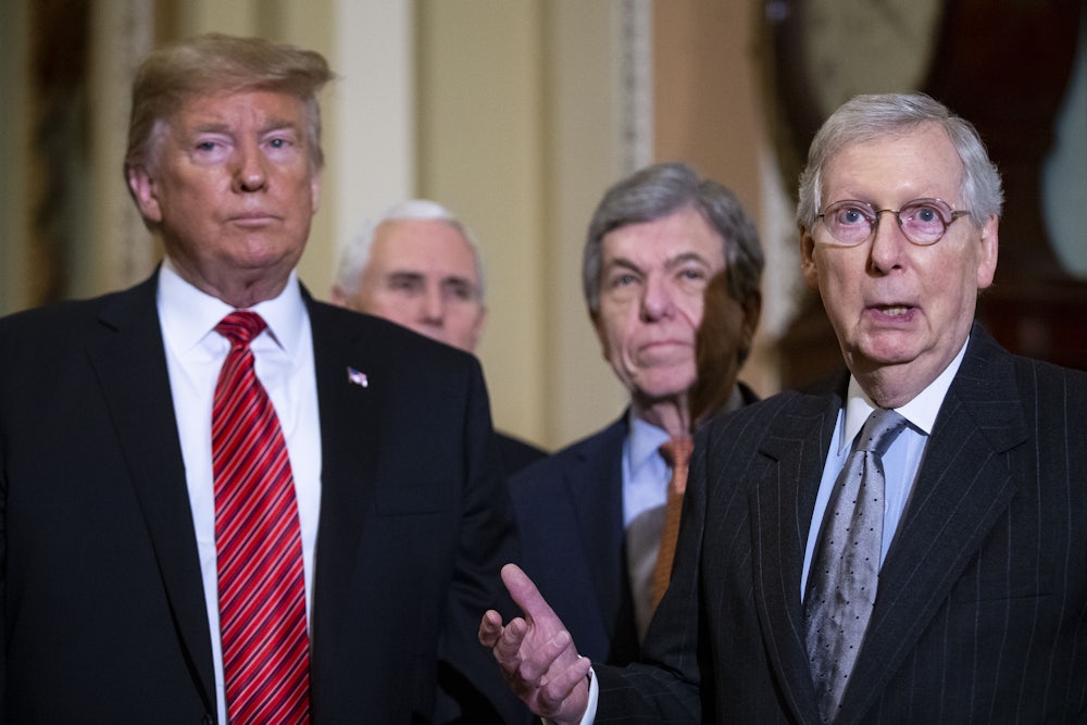 Trump and McConnell in 2019