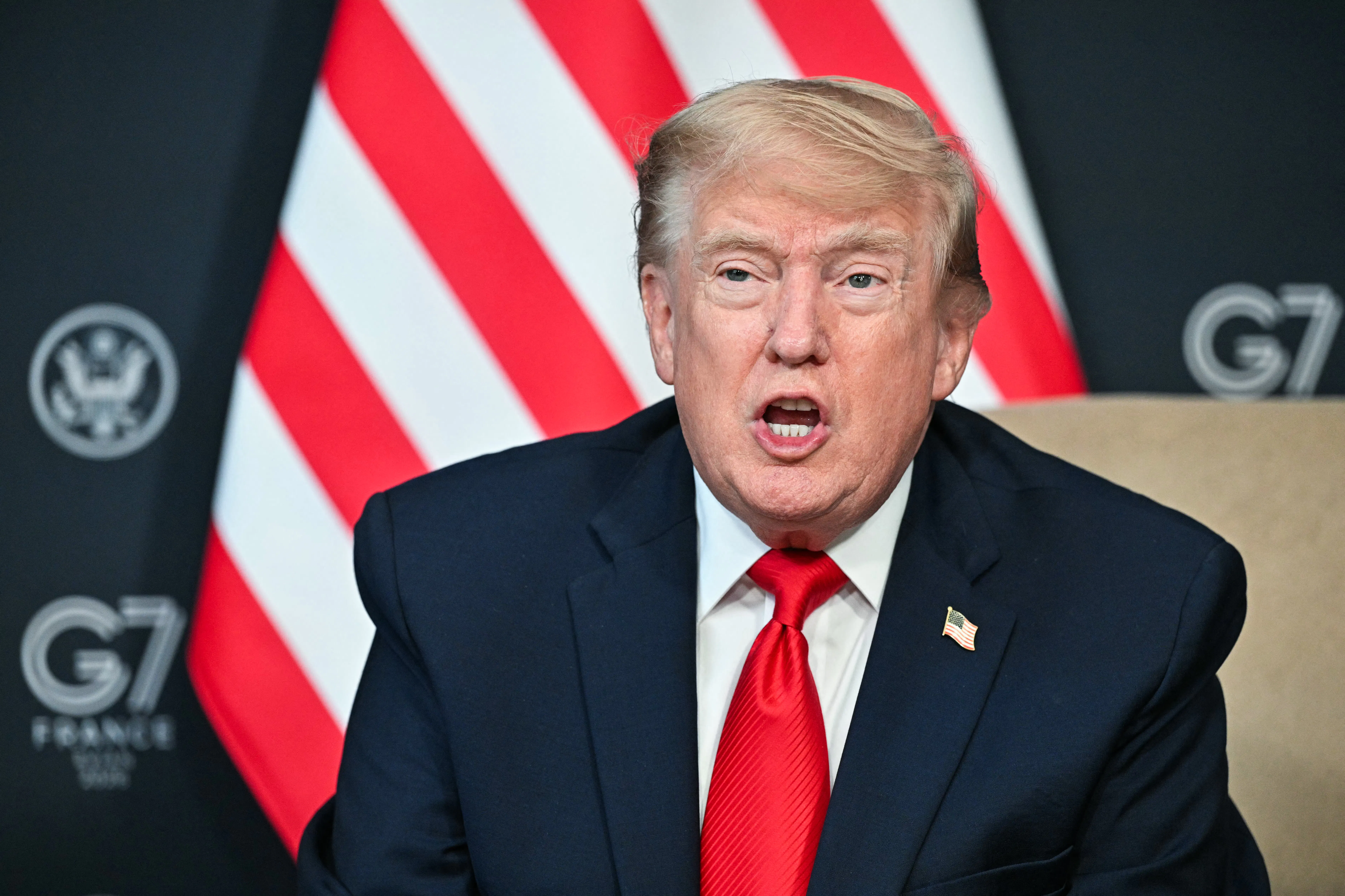 Donald Trump at the G7 summit