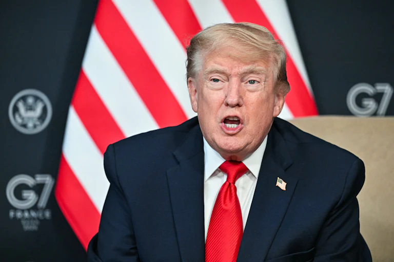 Donald Trump at the G7 summit