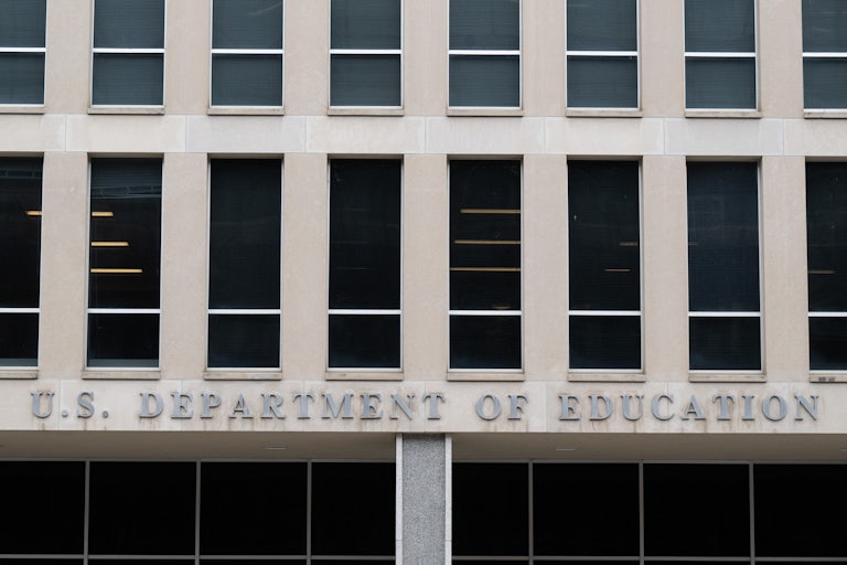 Department of Education headquartrers in Wahington, D.C.