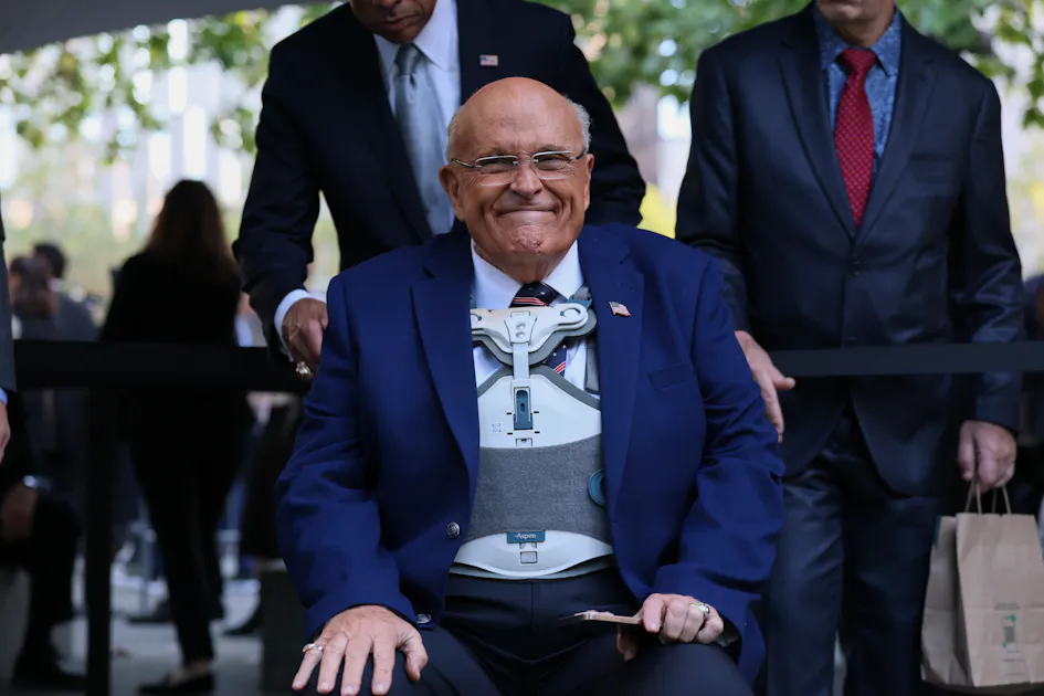 newrepublic.com - Ellie Quinlan Houghtaling - Trump Blames Democrats for Rudy Giuliani Being in the Hospital