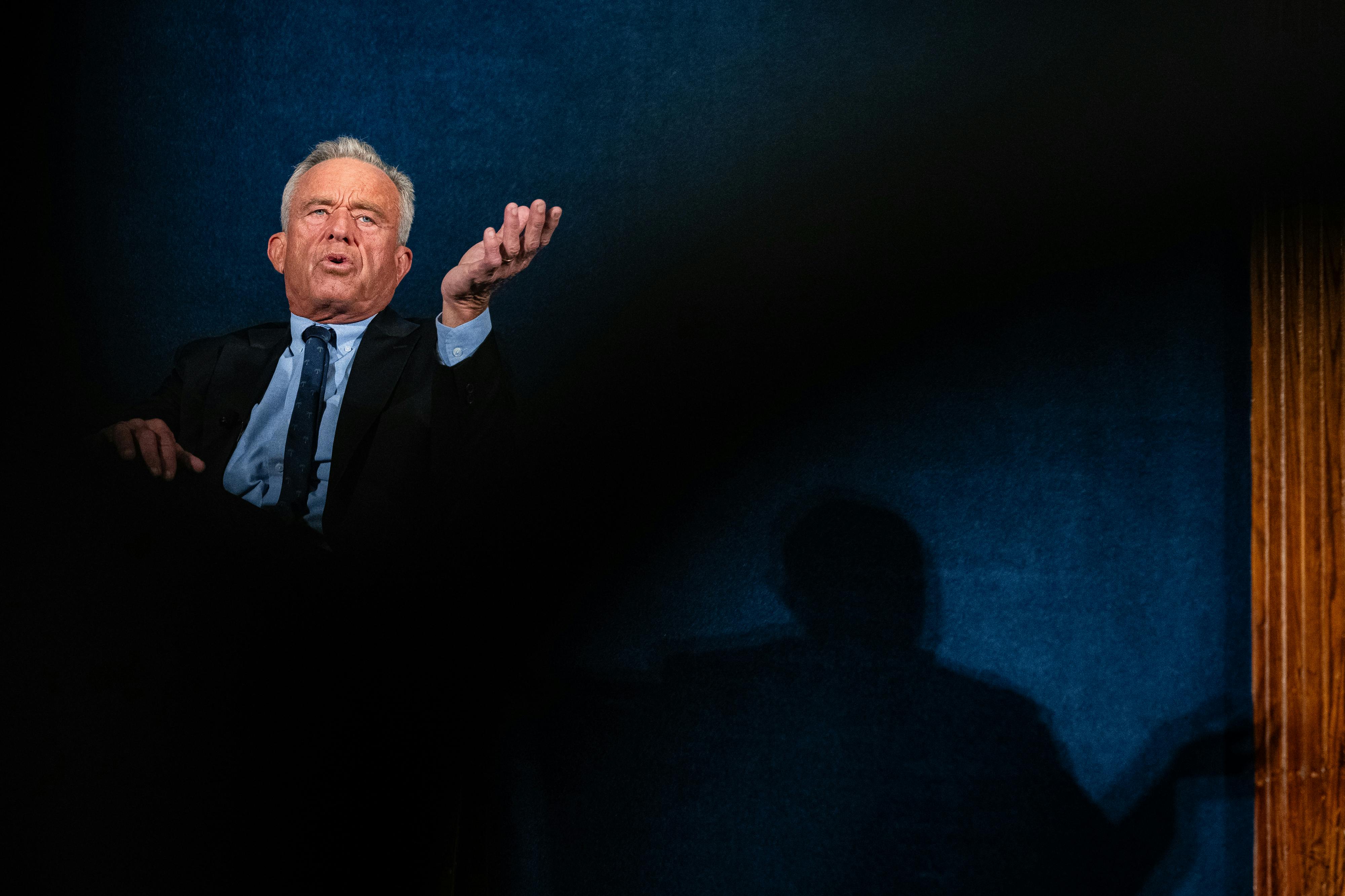 Robert F. Kennedy Jr. speaks during an announcement on Action for Progress in Washington, D.C.