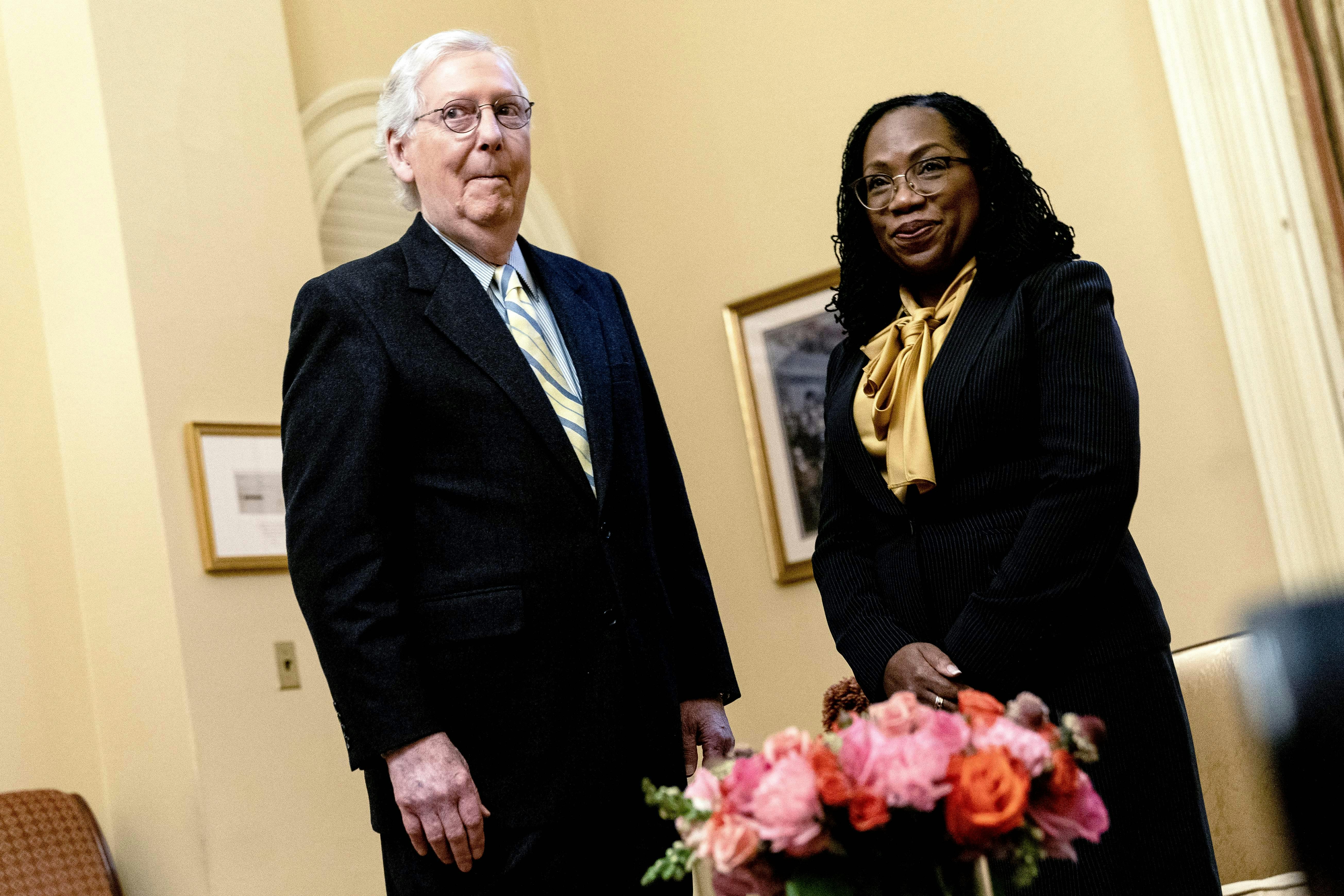 Jackson and McConnell on Capitol Hill