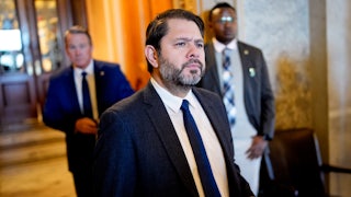Sen Ruben Gallego on Capitol Hill