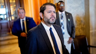 Sen Ruben Gallego on Capitol Hill