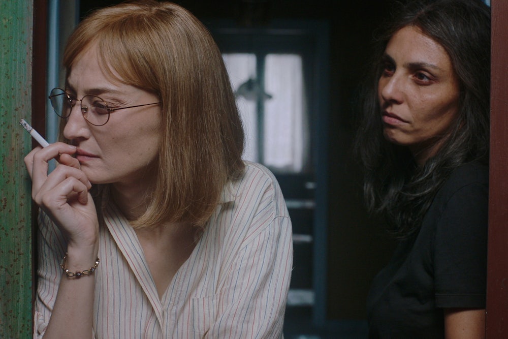 Alba Rohrwacher and Irene Maiorino as Lenu and Lila in HBO’s “My Brilliant Friend”