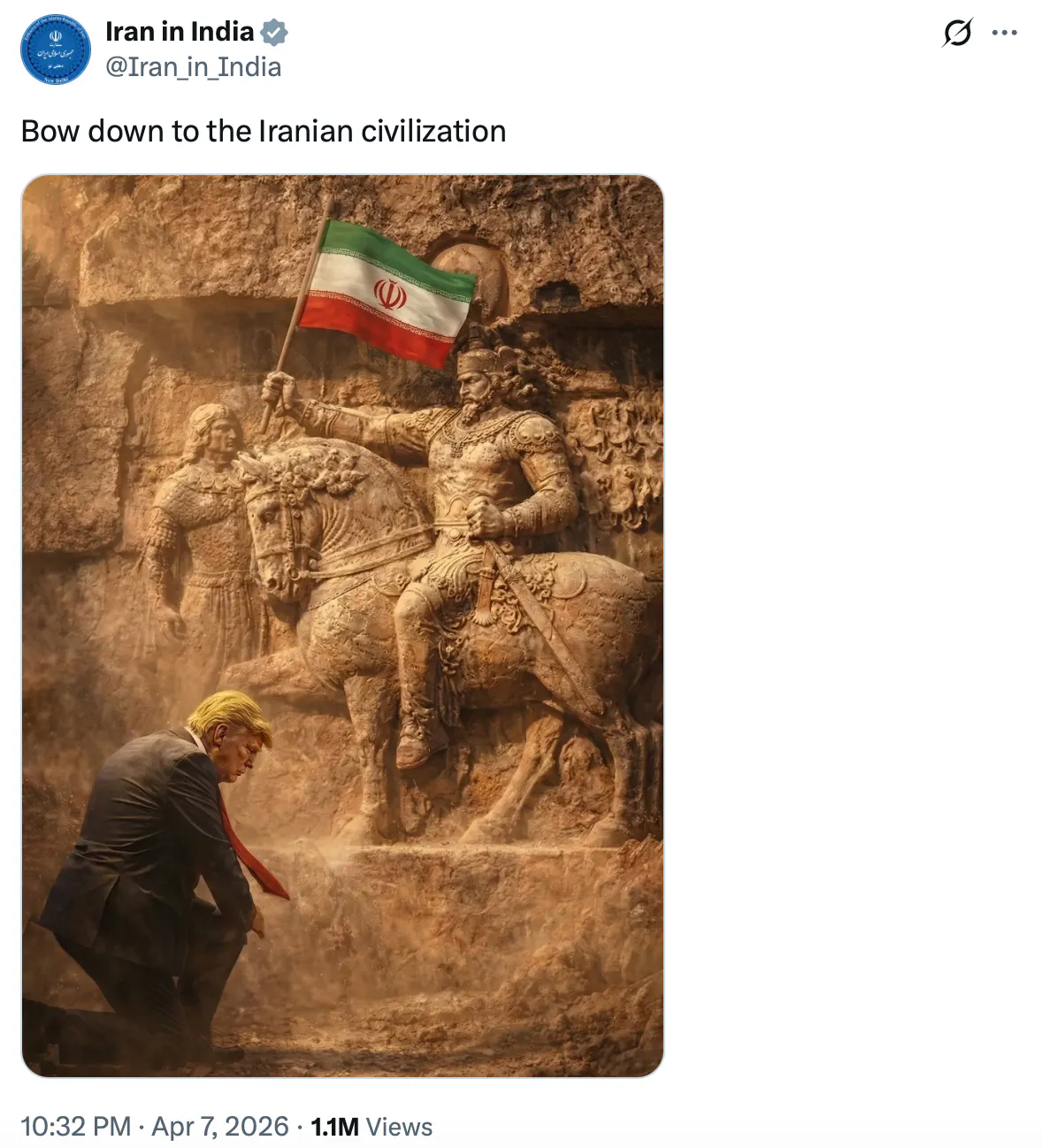 Screenshot of a tweet