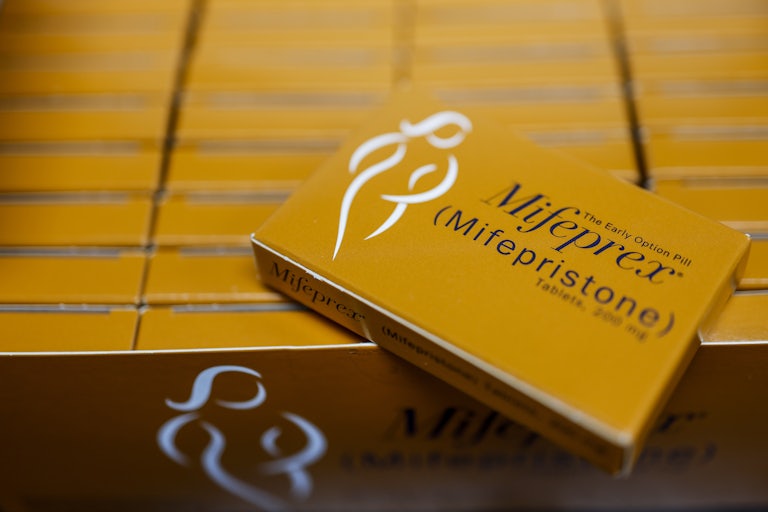 Packages of Mifepristone tablets