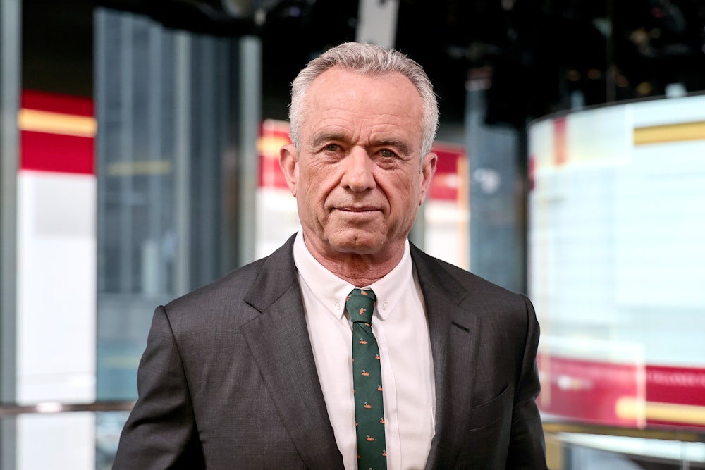 Robert F. Kennedy Jr. at a Fox News studio in New York