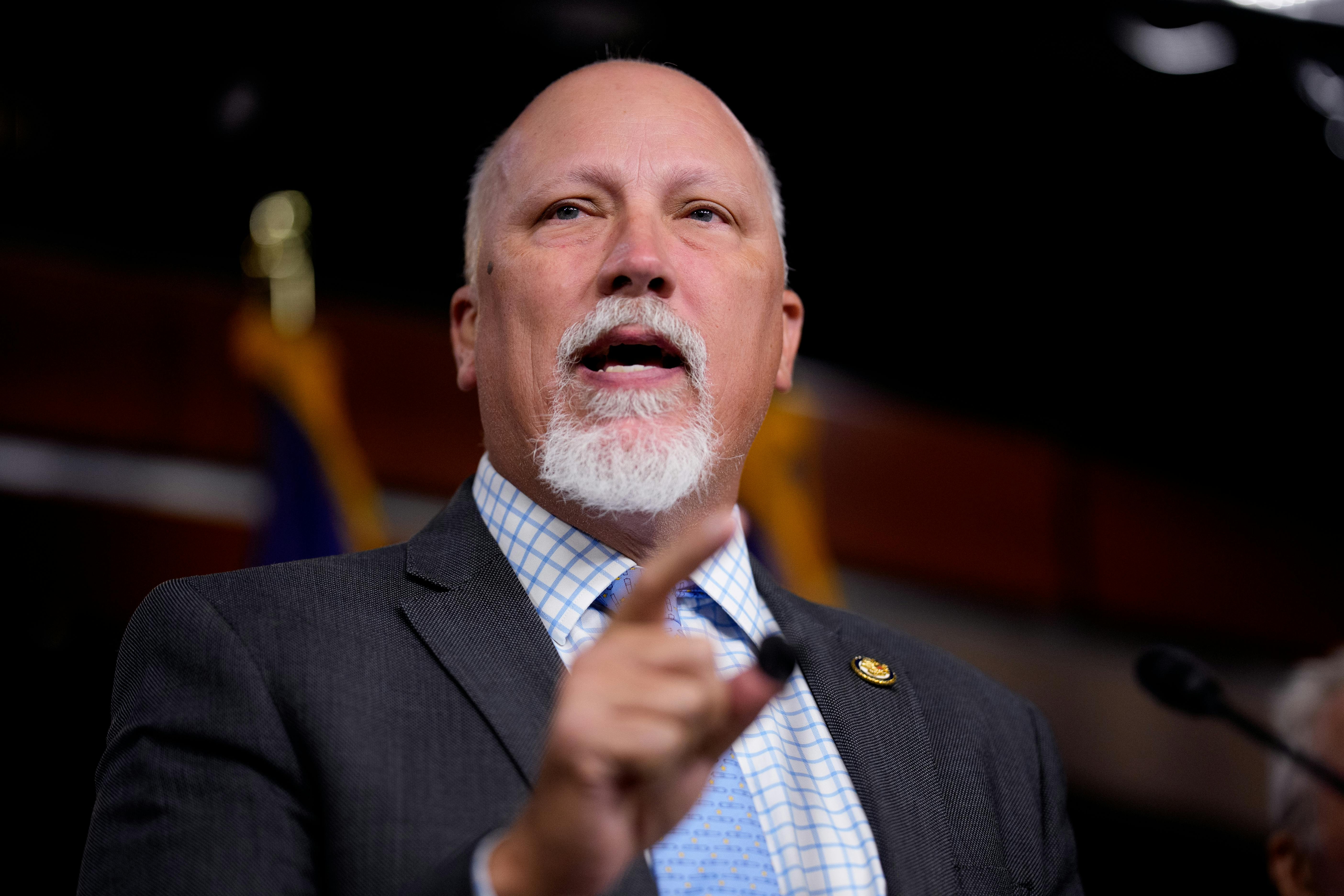 Republican Representative Chip Roy speaks