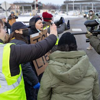 Protesters clashed with law enforcement outside an ICE facility in Minneapolis