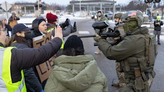 Protesters clashed with law enforcement outside an ICE facility in Minneapolis