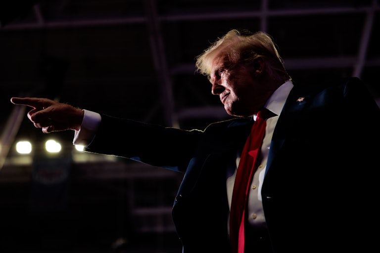 Donald Trump points