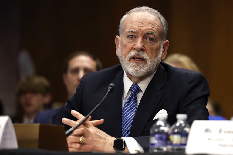 U.S. Ambassador to Israel Mike Huckabee testifies in Congress.