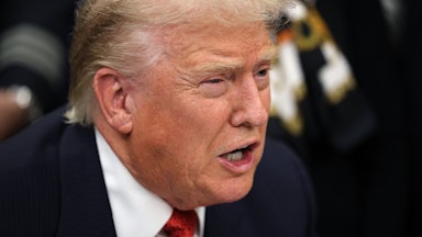 Donald Trump speaking