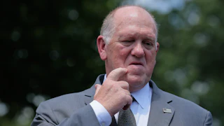 border czar tom homan scratches face