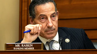 Representative Jamie Raskin in a congressional hearing