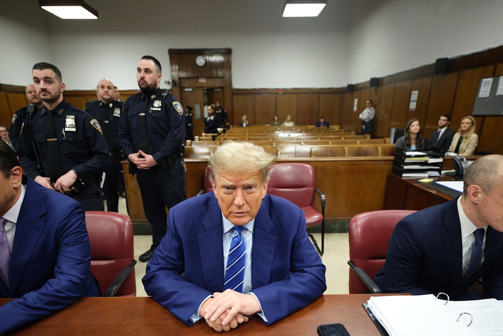 Trump in Manhattan Criminal Court