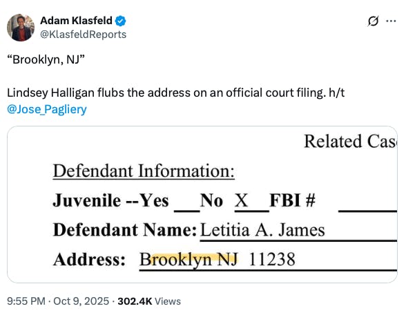 Screenshot of a tweet