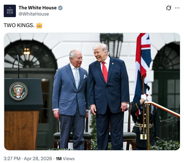 Screenshot of a tweet