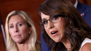 Representatives Lauren Boebert and Marjorie Taylor Greene