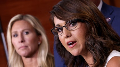 Representatives Lauren Boebert and Marjorie Taylor Greene