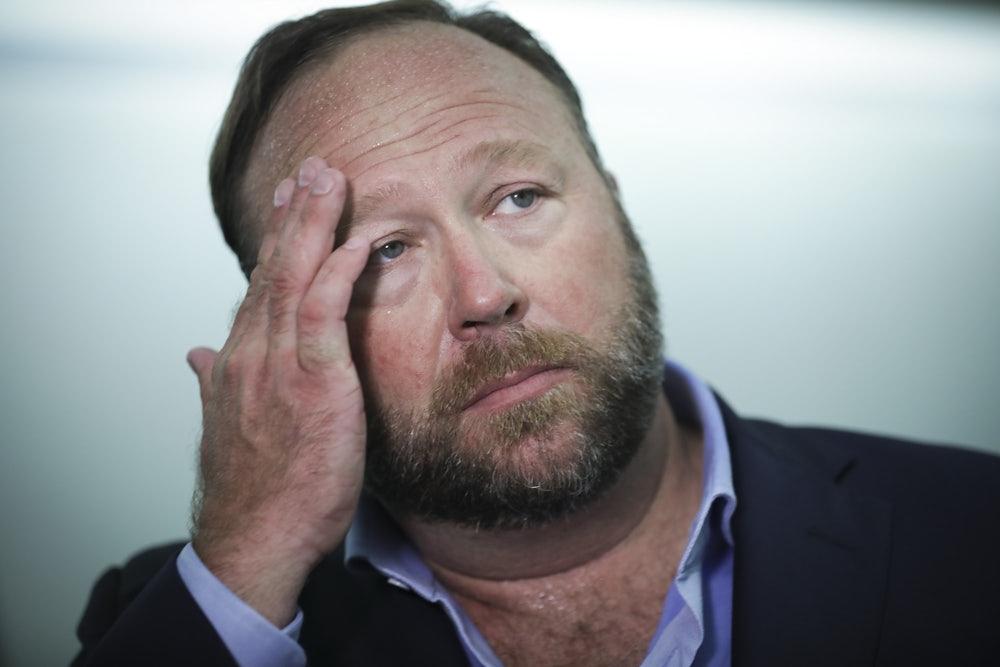 Alex Jones of InfoWars at the U.S. Capitol