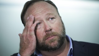 Alex Jones of InfoWars at the U.S. Capitol