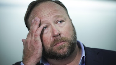 Alex Jones of InfoWars at the U.S. Capitol