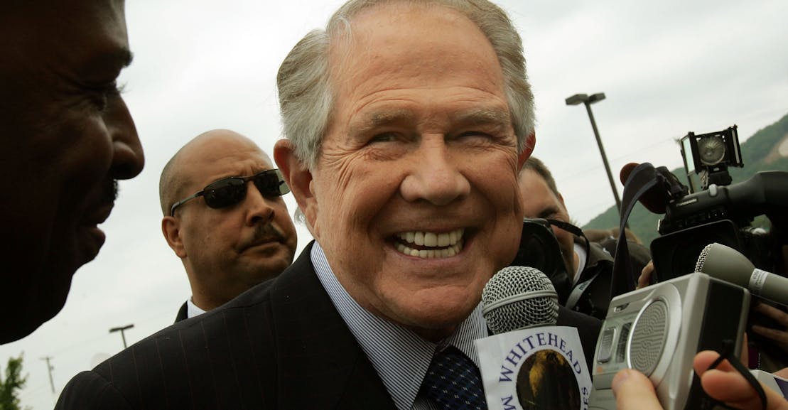 A Compendium of Statements That St. Peter Might Be Asking Pat Robertson to Explain A Compendium of Statements That St. Peter Might Be Asking Pat Robertson to Explain