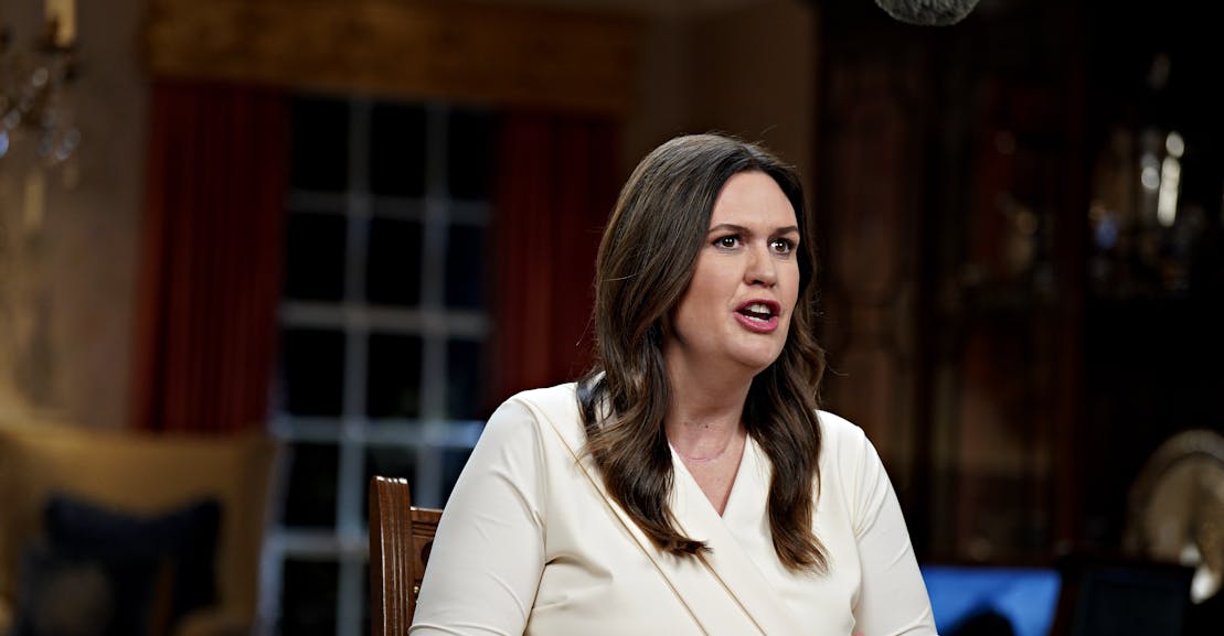 Sarah Huckabee Sanders Is Content in Little Rock. For Now. Sarah Huckabee Sanders Is Content in Little Rock. For Now.