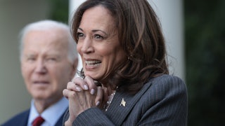 Kamala Harris and Biden at the White House