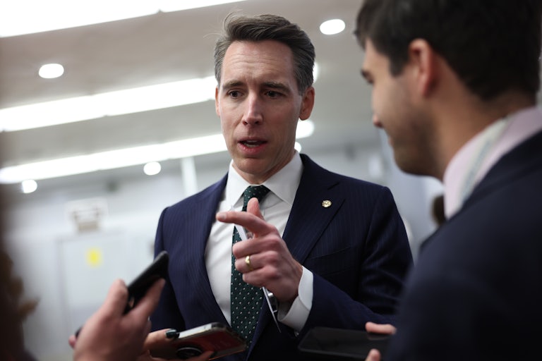Senator Josh Hawley speaking
