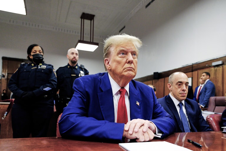 Donald Trump in court