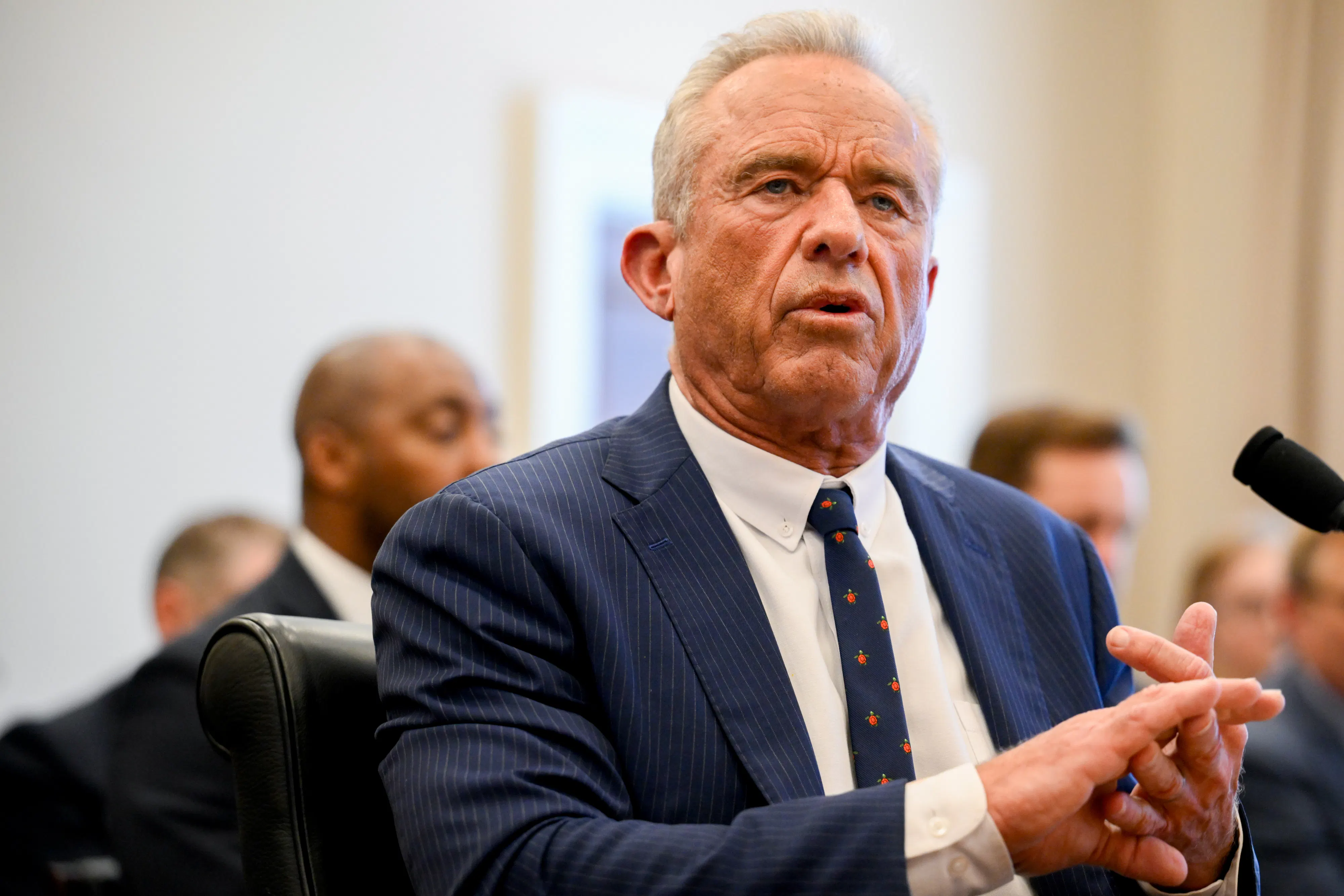 Robert F. Kennedy Jr. spoke at a hearing in Washington, D.C., on April 16, 2026