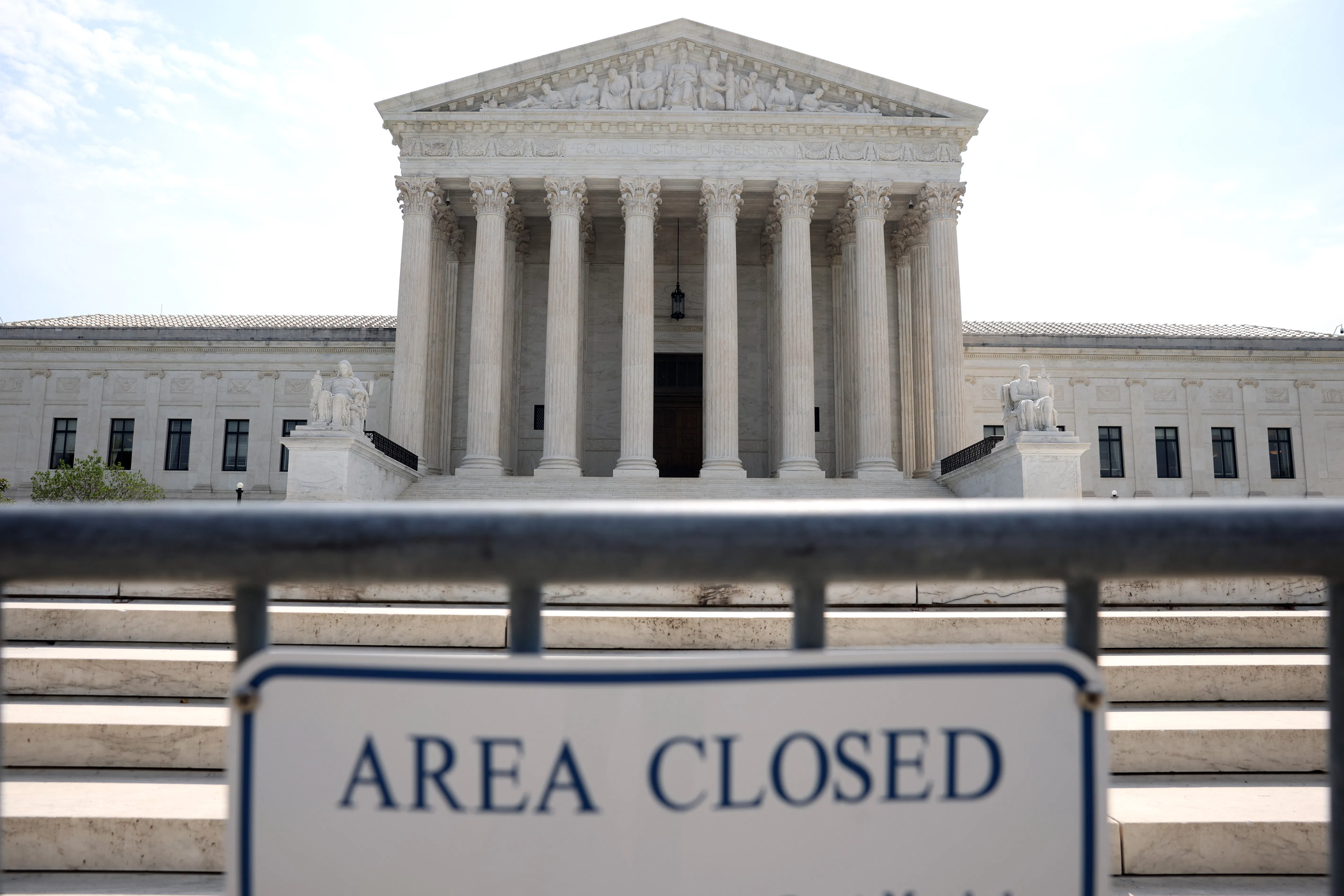 The U.S. Supreme Court is seen on June 11, 2026 in Washington, D.C. 