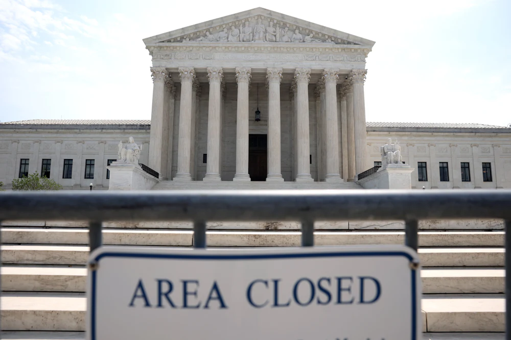 The U.S. Supreme Court is seen on June 11, 2026 in Washington, D.C.