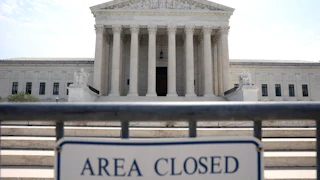 The U.S. Supreme Court is seen on June 11, 2026 in Washington, D.C.