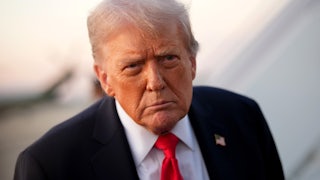 close up of Donald Trump