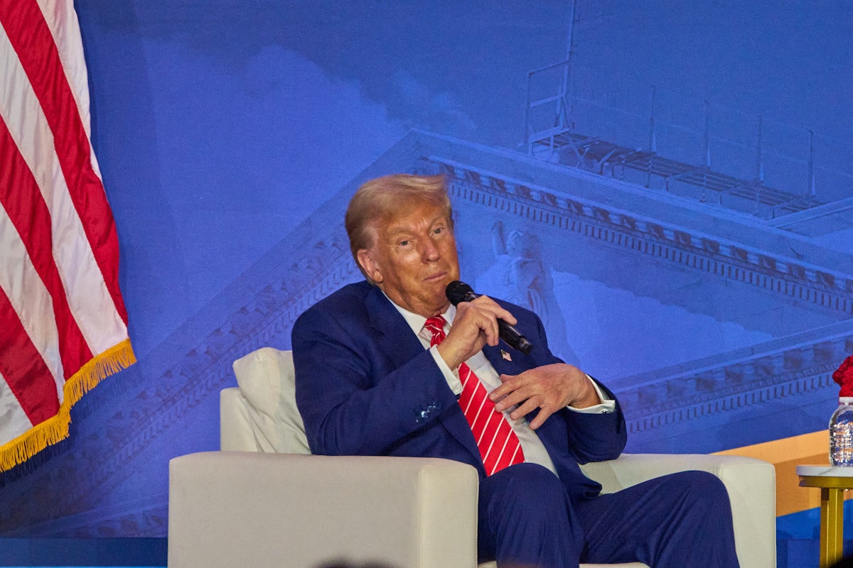 Trump Slurs and Stumbles Way Through Conspiracy-Laden Interview Trump Slurs and Stumbles Way Through Conspiracy-Laden Interview