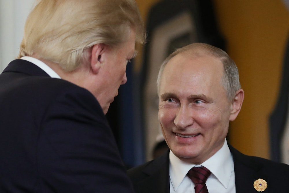 Trump and Putin meeting