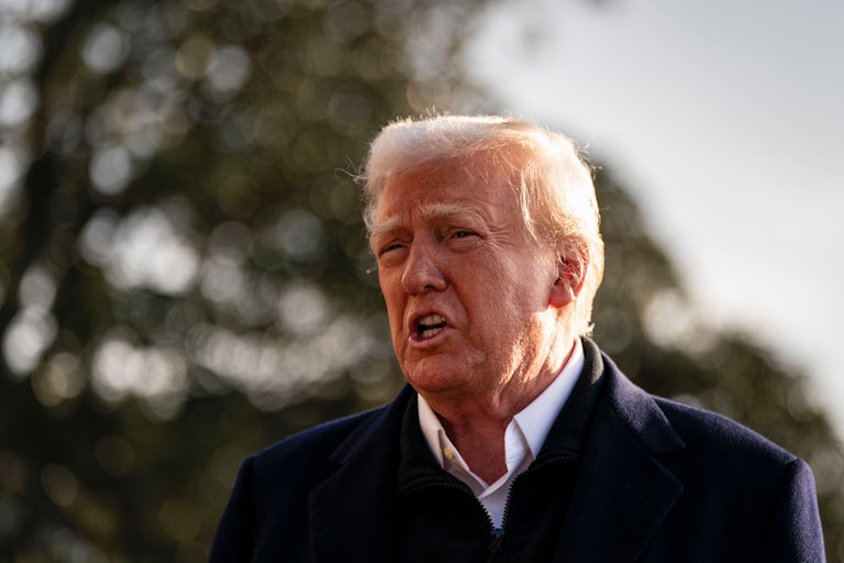 Trump at the White House