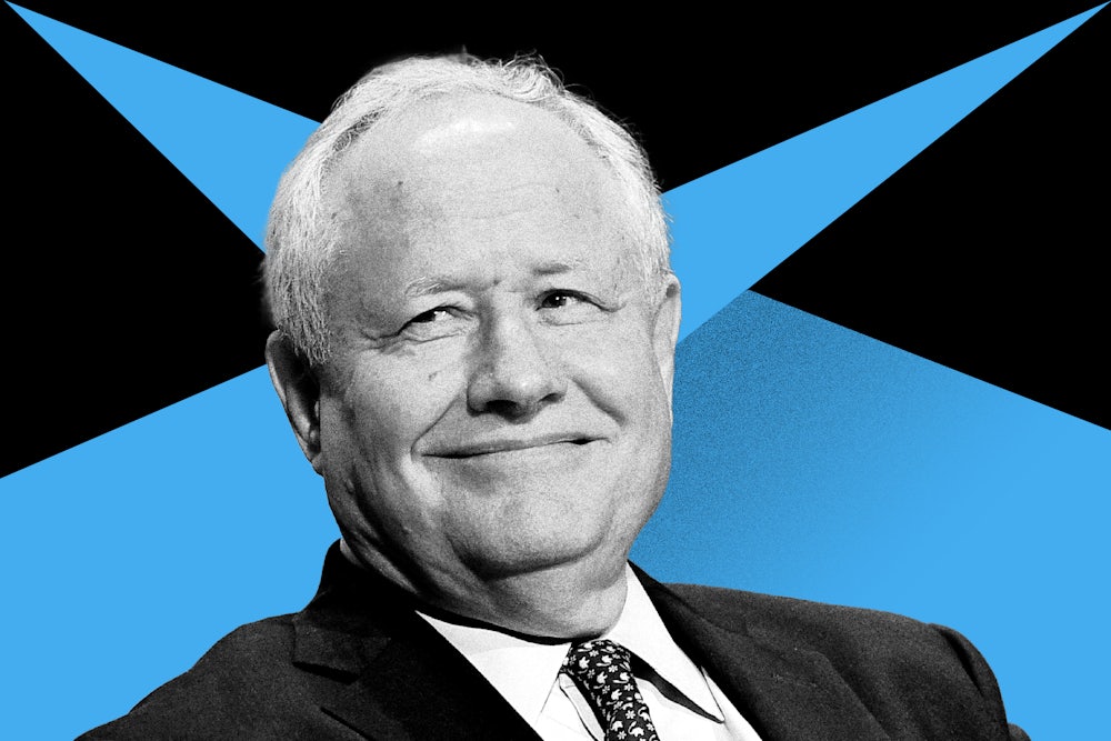 A photo collage of Bill Kristol